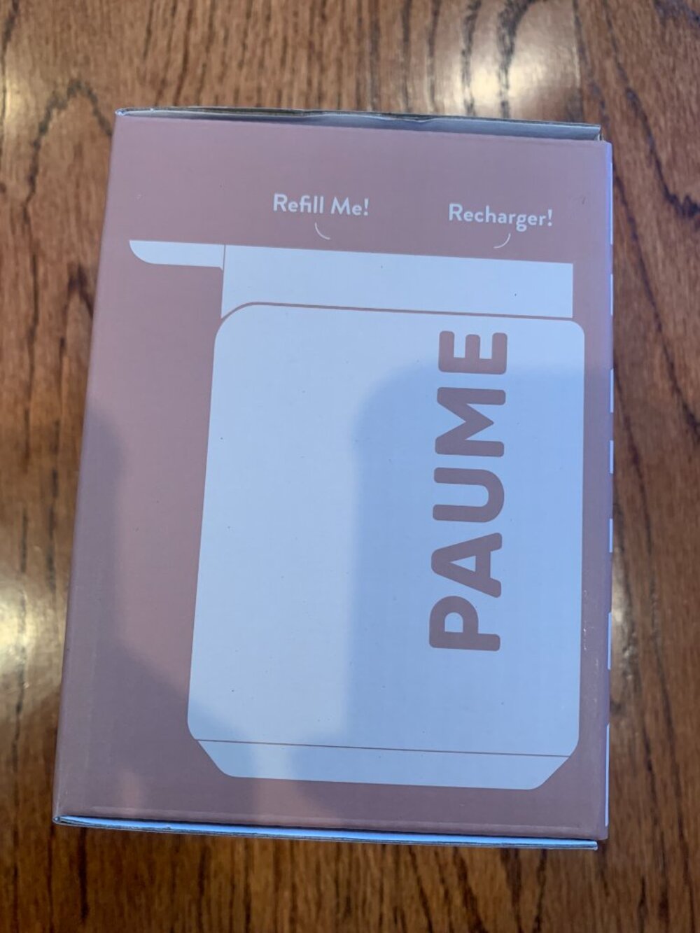 BNIB Paume The Paume Refillable Hand Sanitizer Pump | Off White Cream